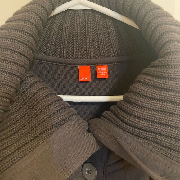 ESPRIT trench coat style sweater - Picture 3 of 4